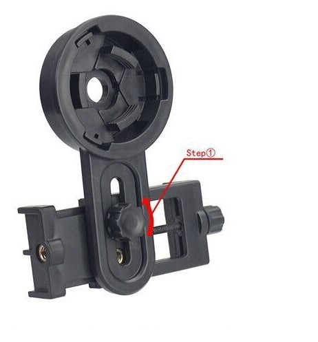 JMT-134474 Retractable Mobile Phone Holder for Telescopes - Fits Eyepiece Diameters 26.4-46.4mm and Phone Widths 56-98mm