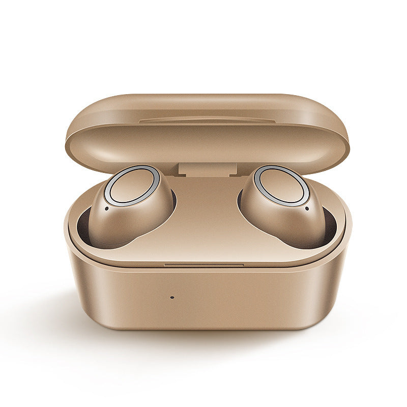 JMT-134602 Wireless Mini Bluetooth Headset - Stereo Earplug Style - 10m Transmission Range - Available in Black, White, Gold, Rose Gold, Blue