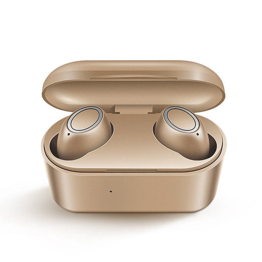 JMT-134602 Wireless Mini Bluetooth Headset - Stereo Earplug Style - 10m Transmission Range - Available in Black, White, Gold, Rose Gold, Blue