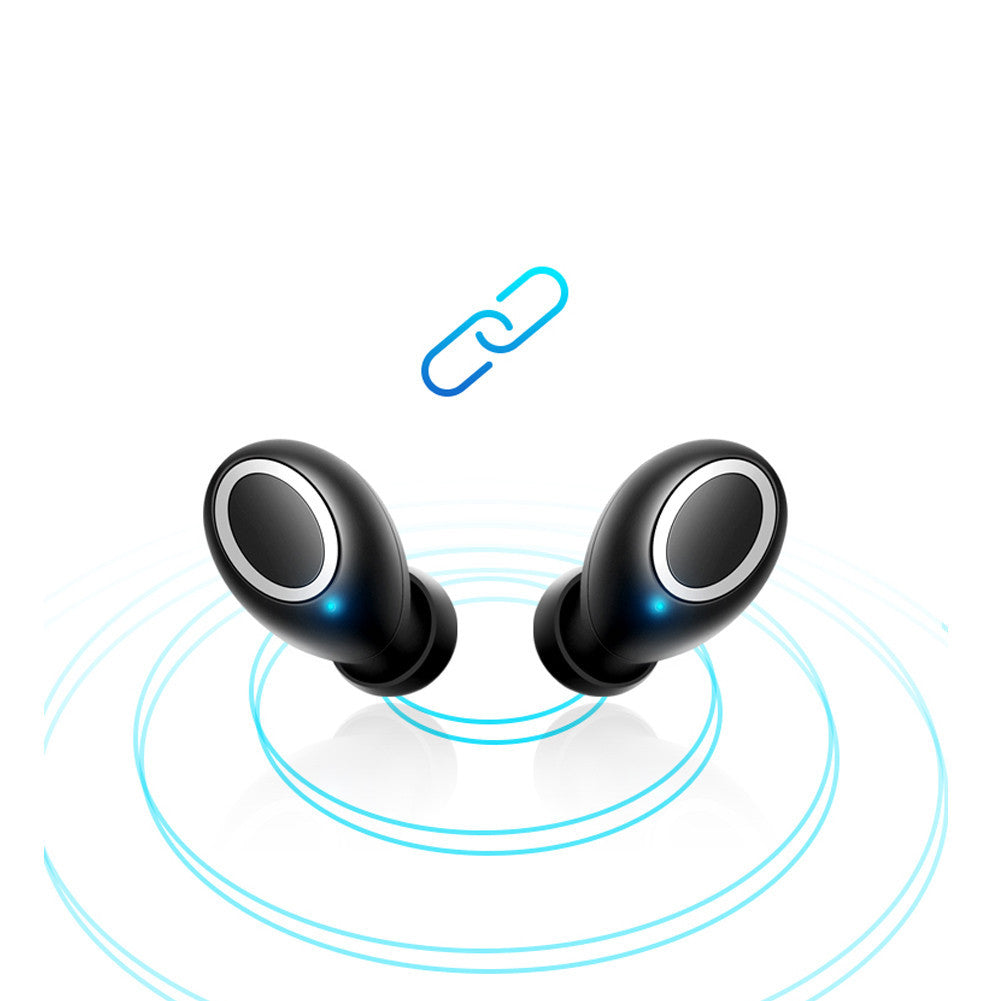 JMT-134602 Wireless Mini Bluetooth Headset - Stereo Earplug Style - 10m Transmission Range - Available in Black, White, Gold, Rose Gold, Blue