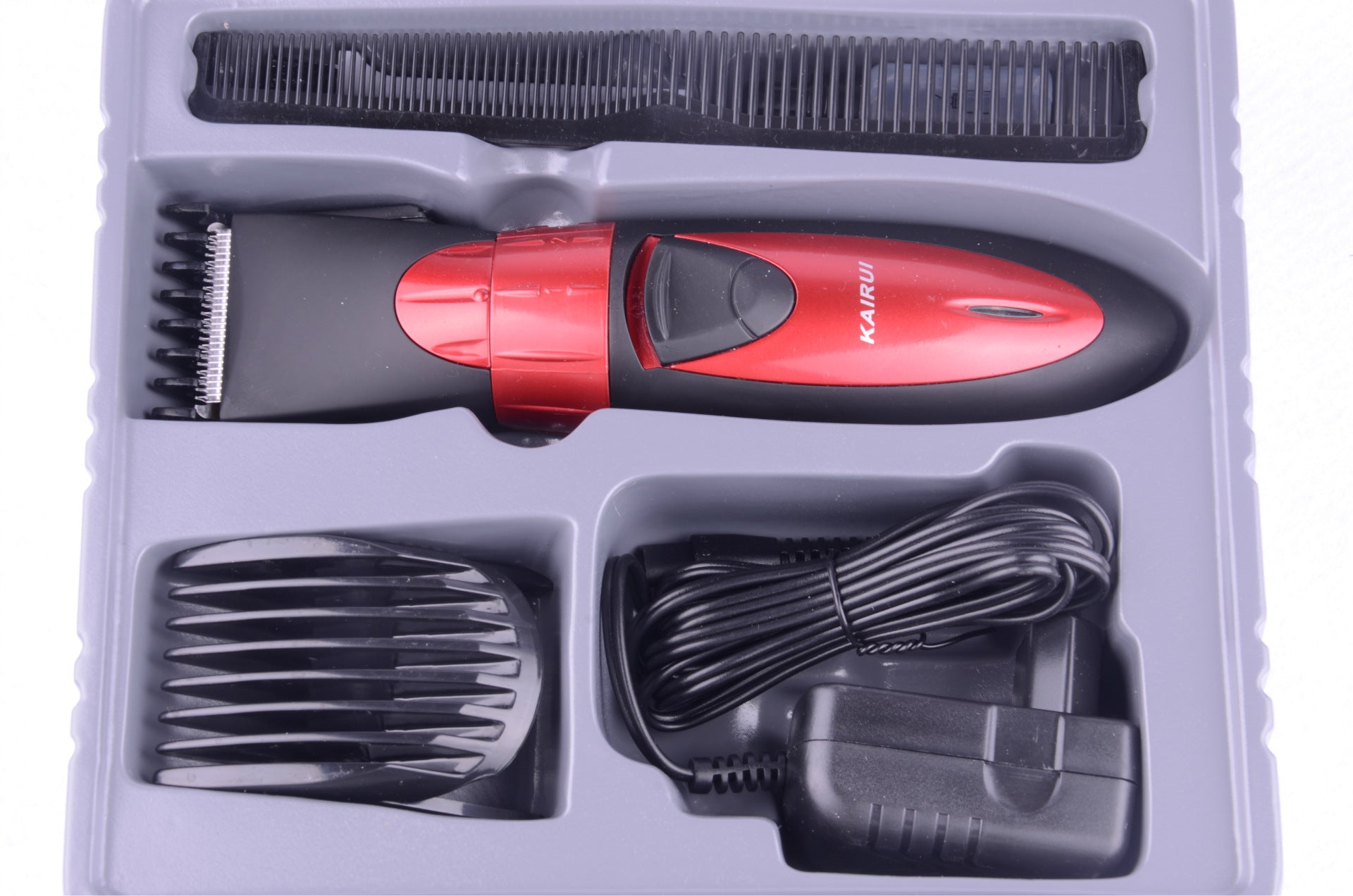 JMT-134858 Professional Rechargeable Electric Hair Clipper with Titanium Alloy Blade and Waterproof Design - Model HC-001