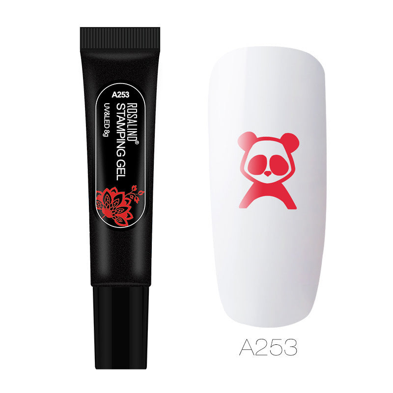 JMT-134922 Nail Stamping Gel for Beginners - UV Cured Natural Resin, Versatile and Easy to Use