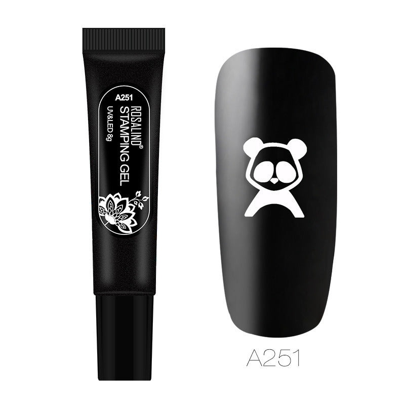 JMT-134922 Nail Stamping Gel for Beginners - UV Cured Natural Resin, Versatile and Easy to Use