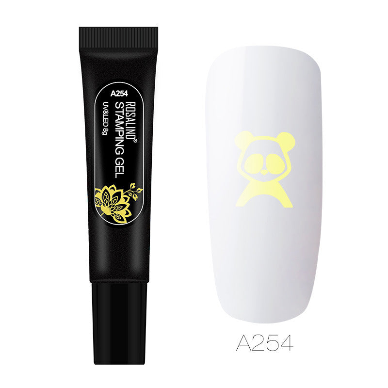 JMT-134922 Nail Stamping Gel for Beginners - UV Cured Natural Resin, Versatile and Easy to Use