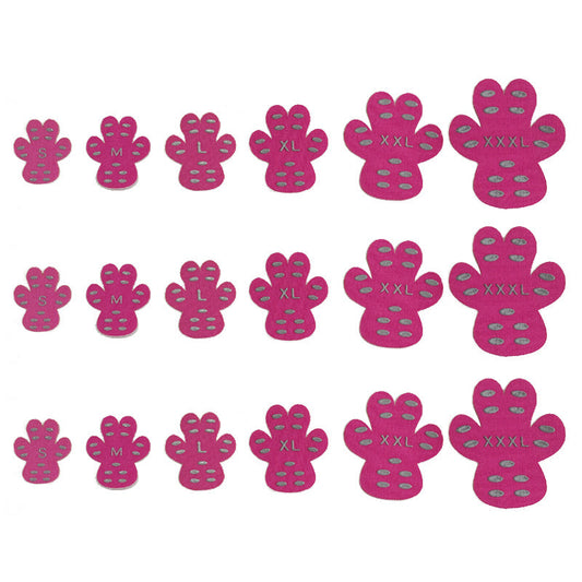 JMT-135242 Invisible Non-Slip Dog Foot Patch - Silica Gel and Nano Material Insole for All Dog Sizes