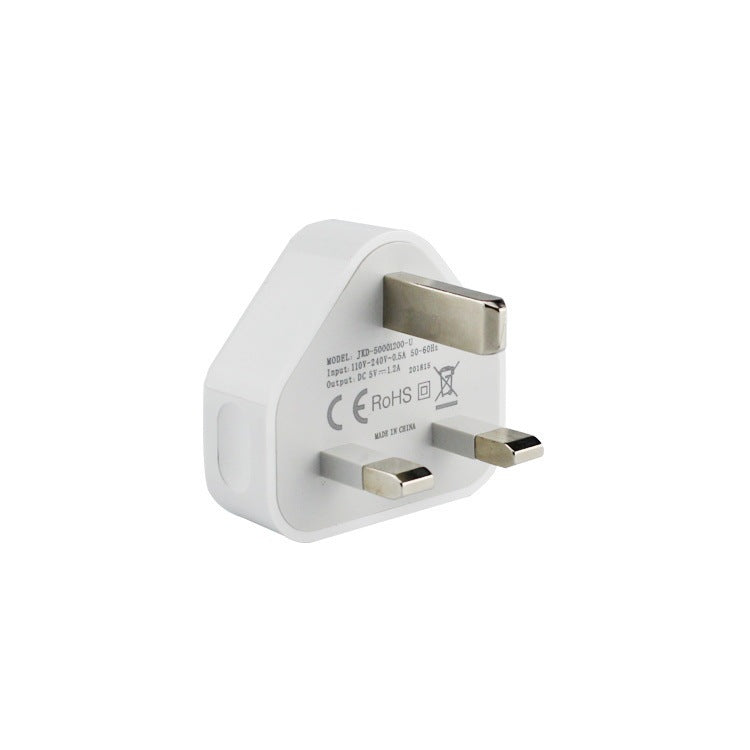 JMT-135306 5V1A USB Wall Charger Adapter for Smartphones and Tablets, Short Circuit and Overcharge Protection, AC 100-240V Input