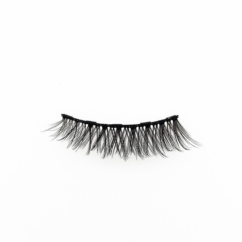 JMT-135882 10 Pairs of Magnetic False Eyelashes - Handcrafted Chemical Fiber Lashes