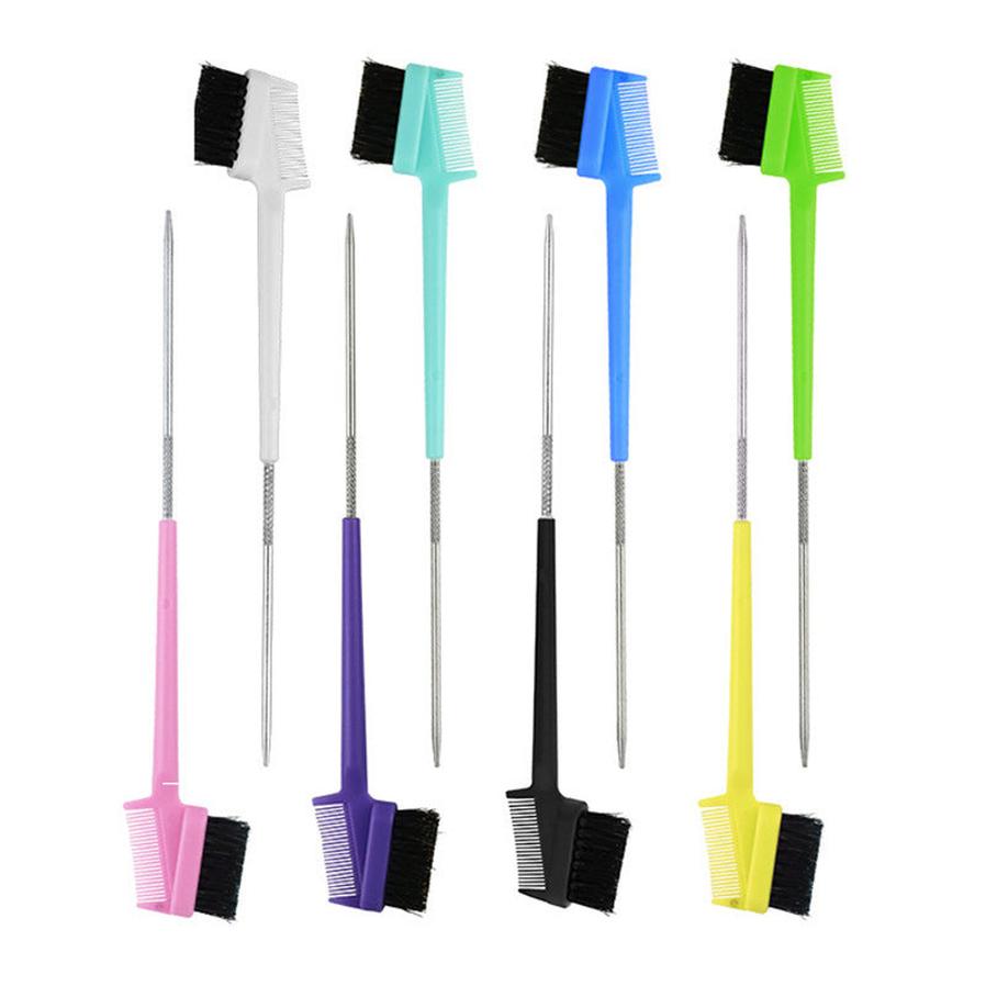 JMT-136202 Dual-Purpose Eyebrow Brush for Makeup Styling - Available in Multiple Colors