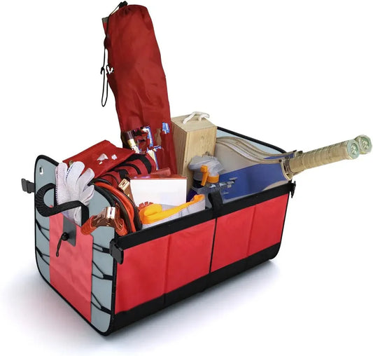JMT-136394 Collapsible Waterproof Polyester Car Storage Organiser with Reinforced Handles