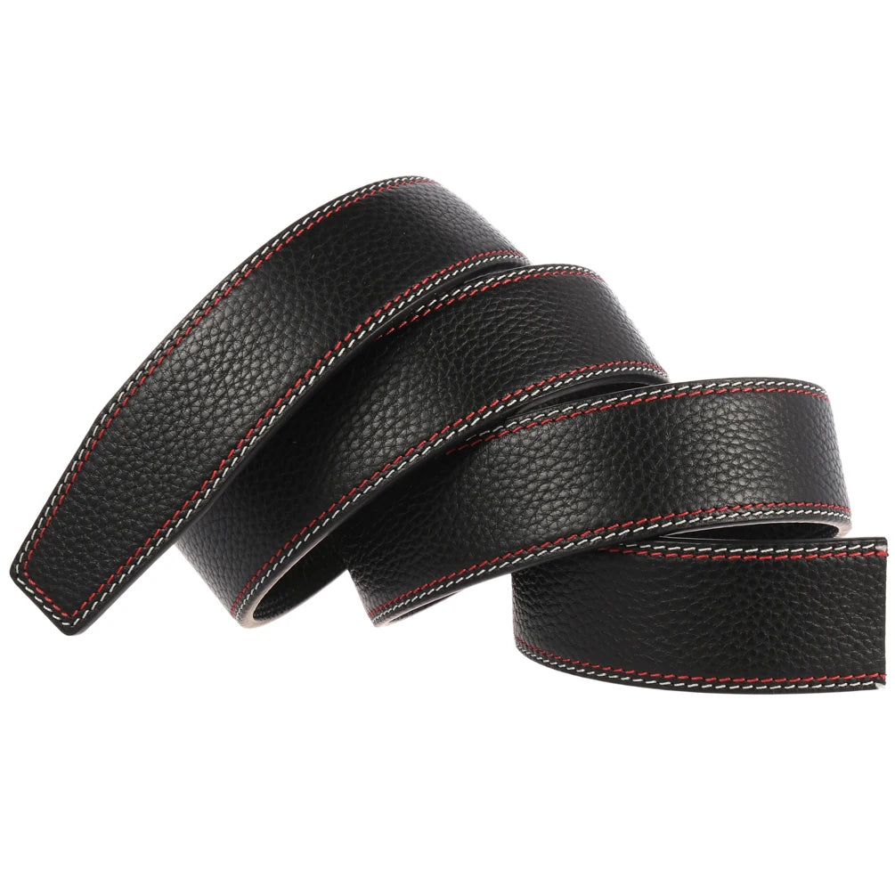 JMT-136522 First Layer Cowhide Colour Thread Men's Fashion Belt - Model LY35-3597