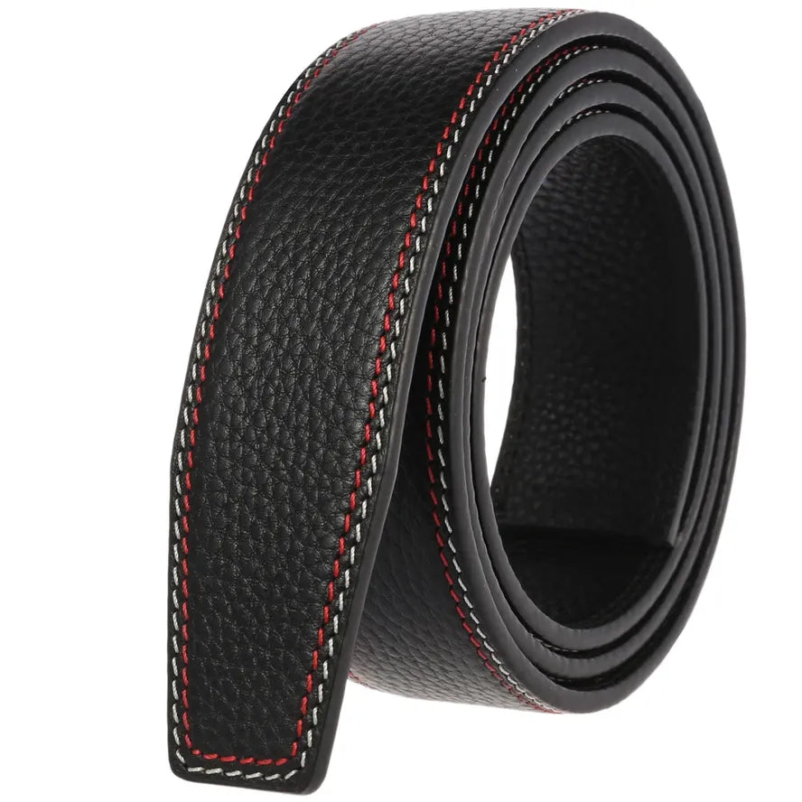 JMT-136522 First Layer Cowhide Colour Thread Men's Fashion Belt - Model LY35-3597