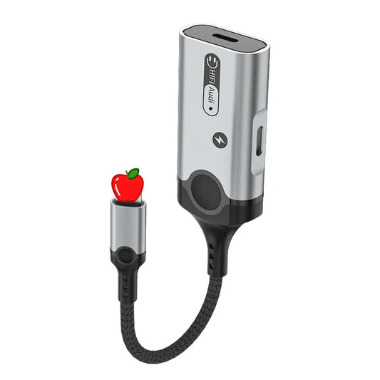 JMT-136586 2-in-1 Audio Jack Splitter and Charger Adapter for iPhone