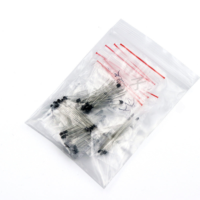 JMT-136586 NTC Thermal Resistor Pack 1K-100K, 3950B, 100 Pieces, Low Power, Metal Film