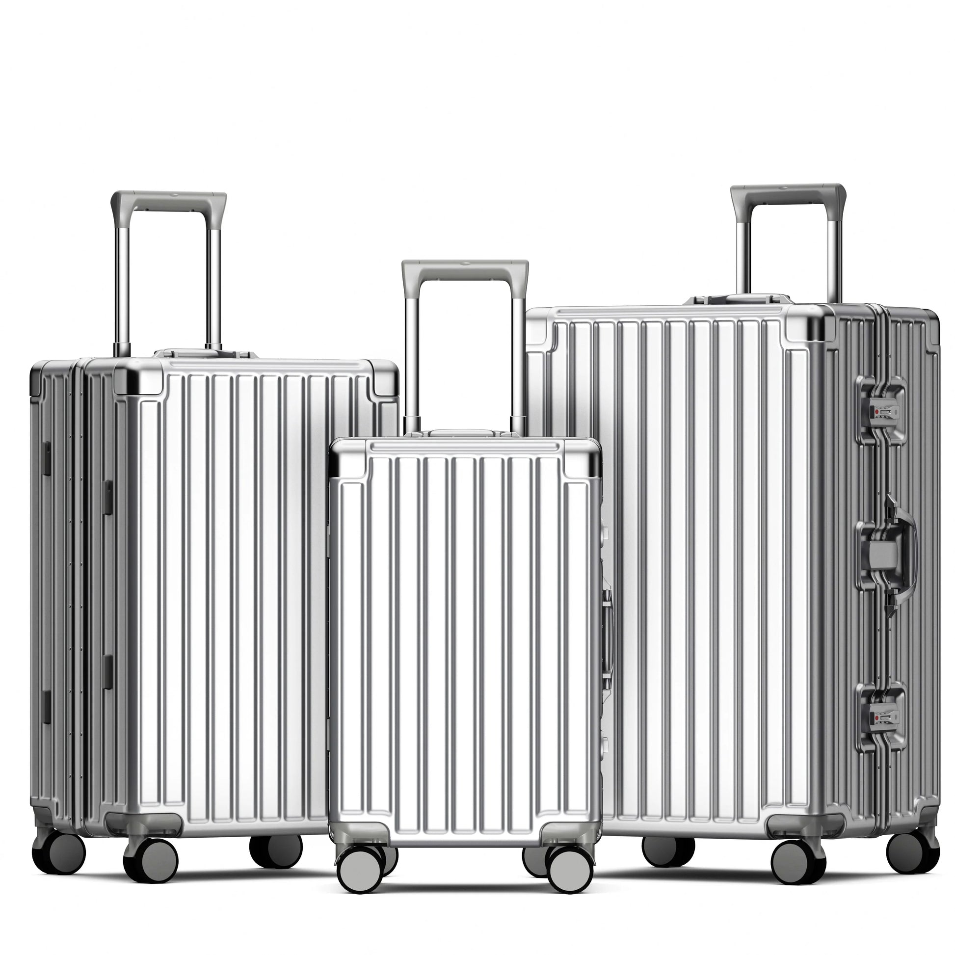 JMT-136650 Aluminium Frame Travel Carry-On Suitcase with Trolley Design