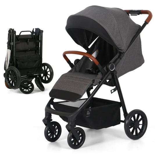 JMT-136778 Lightweight Aluminium Stroller for Newborns - Compact and Foldable Baby Pushchair