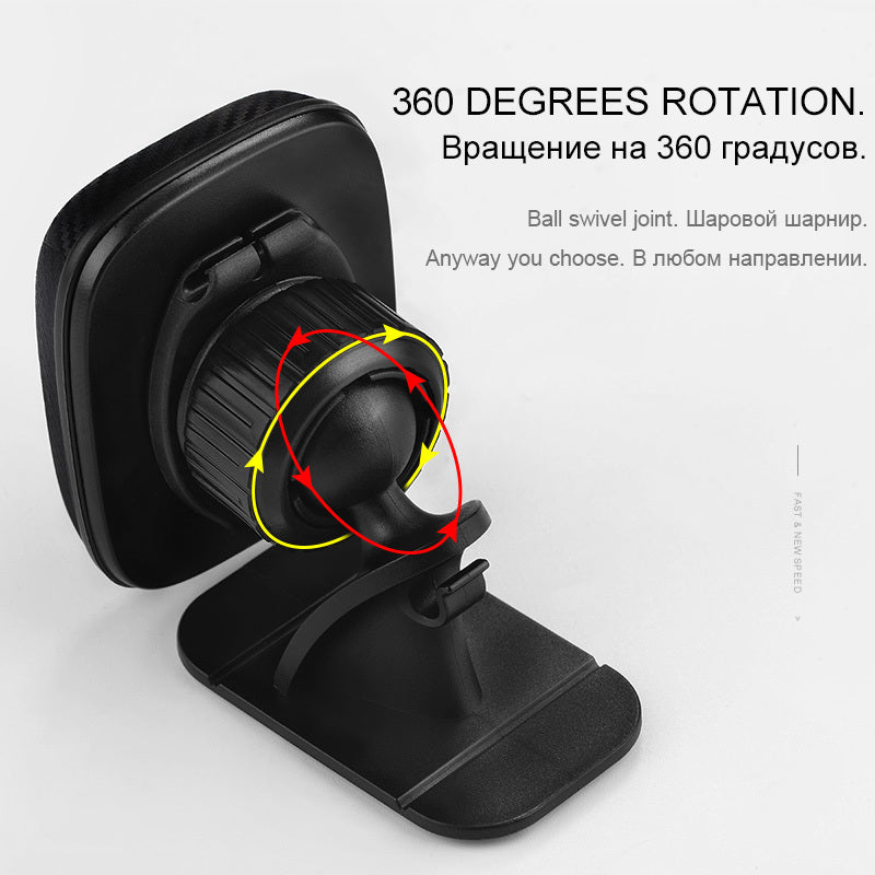 JMT-136778 Universal Car Phone Holder - Adjustable Bracket for Most Smartphones, Sleek Black Design