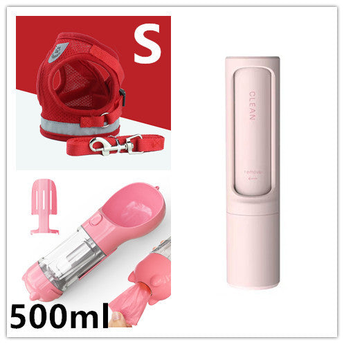 JMT-137098 Breathable Mesh Pet Harness with Durable Leash and Reflective Design for Small to Medium Dogs