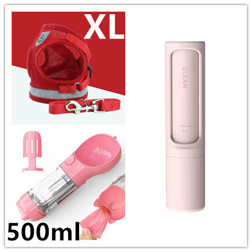 JMT-137098 Breathable Mesh Pet Harness with Durable Leash and Reflective Design for Small to Medium Dogs