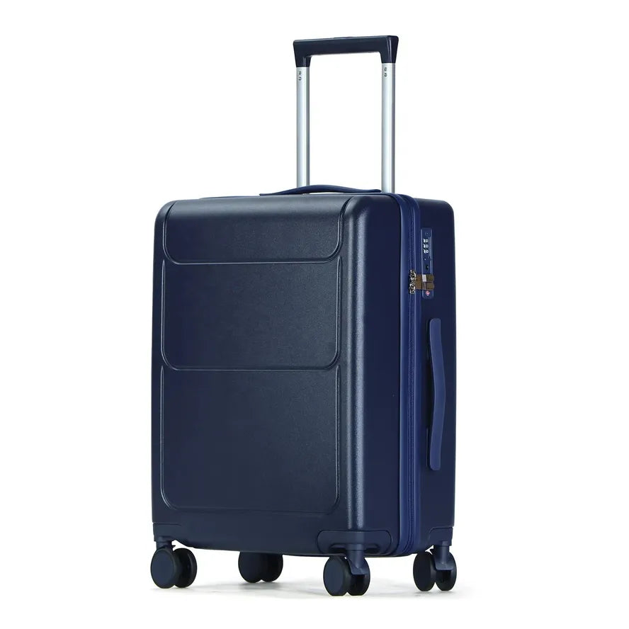 JMT-137482 Lightweight Hard Shell Carry-On Cabin Luggage Suitcase with 4 Wheels