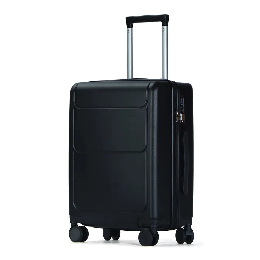JMT-137482 Lightweight Hard Shell Carry-On Cabin Luggage Suitcase with 4 Wheels