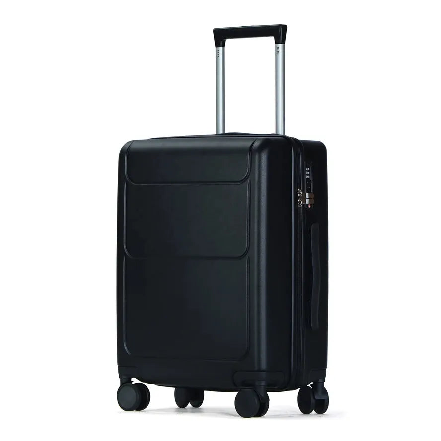 JMT-137482 Lightweight Hard Shell Carry-On Cabin Luggage Suitcase with 4 Wheels
