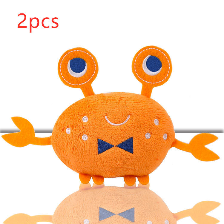 JMT-137738 Interactive Plush Training Toys - Assorted Characters Including Mushroom, Banana, Carrot, and More