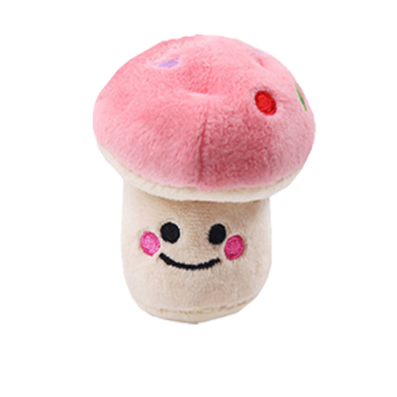JMT-137738 Interactive Plush Training Toys - Assorted Characters Including Mushroom, Banana, Carrot, and More