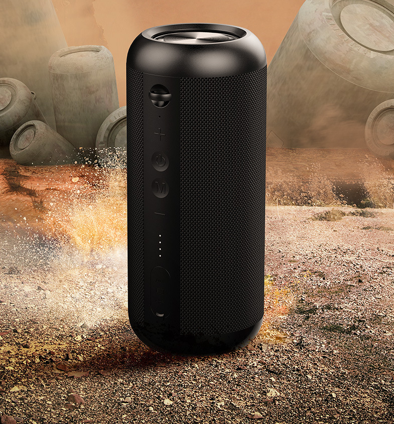 JMT-137738 Water-Resistant Portable Bluetooth Speaker for Outdoor Use