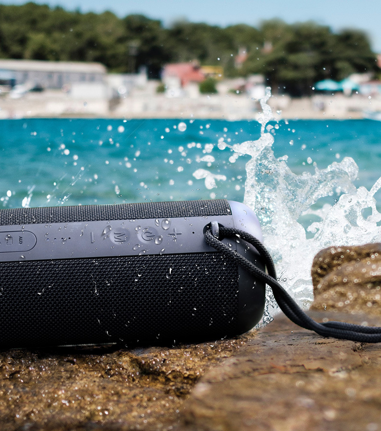 JMT-137738 Water-Resistant Portable Bluetooth Speaker for Outdoor Use
