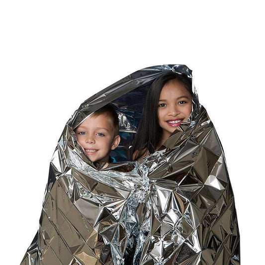 JMT-137802 Emergency Thermal Insulation Blanket – Lightweight PET Aluminum Film Survival Gear