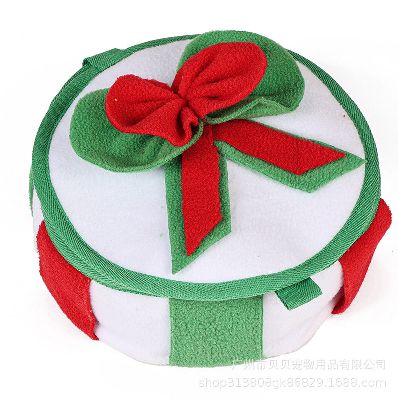 JMT-138058 Interactive Dog Puzzle Smell Mat for Food Hiding - Green & Lemon Yellow, 22x22x8CM, Polar Fleece Material