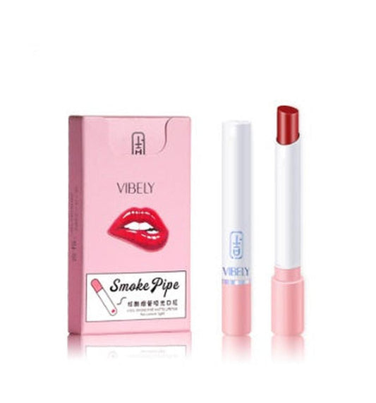 JMT-138186 Cool Smoke Tube Matte Lipstick - Versatile Application with 4 Color Options for Sensitive Skin