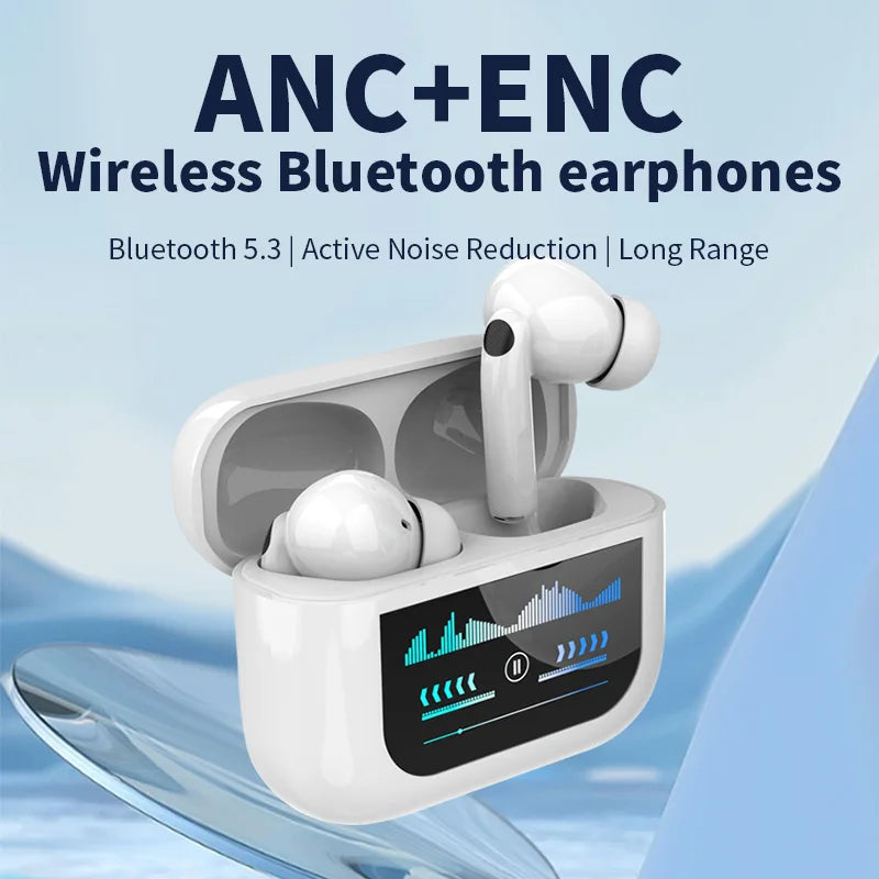 JMT-138250 YX30 True Wireless Earbuds with Active Noise Cancelling, Waterproof Design, and Built-in Microphone for Sports and Running