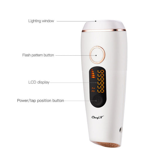 JMT-138314 IPL Laser Hair Removal Device for Whole Body Use with Multiple Adapter Options