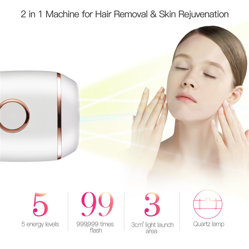 JMT-138314 IPL Laser Hair Removal Device for Whole Body Use with Multiple Adapter Options