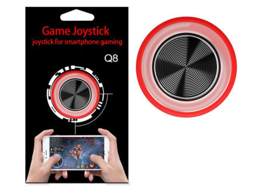 JMT-138378 Ultra-Thin Mobile Game Joystick Handle Q8 with Round Touch Screen Design for All Smartphones
