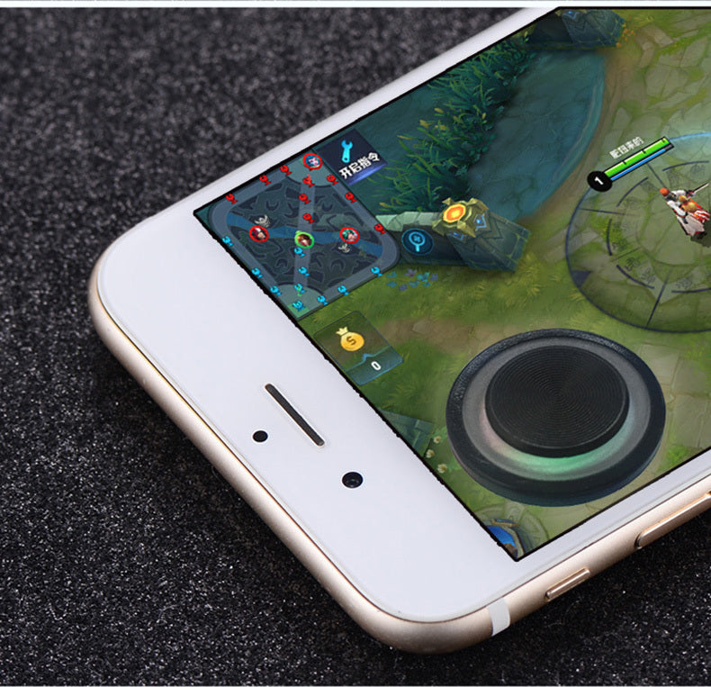 JMT-138378 Ultra-Thin Mobile Game Joystick Handle Q8 with Round Touch Screen Design for All Smartphones