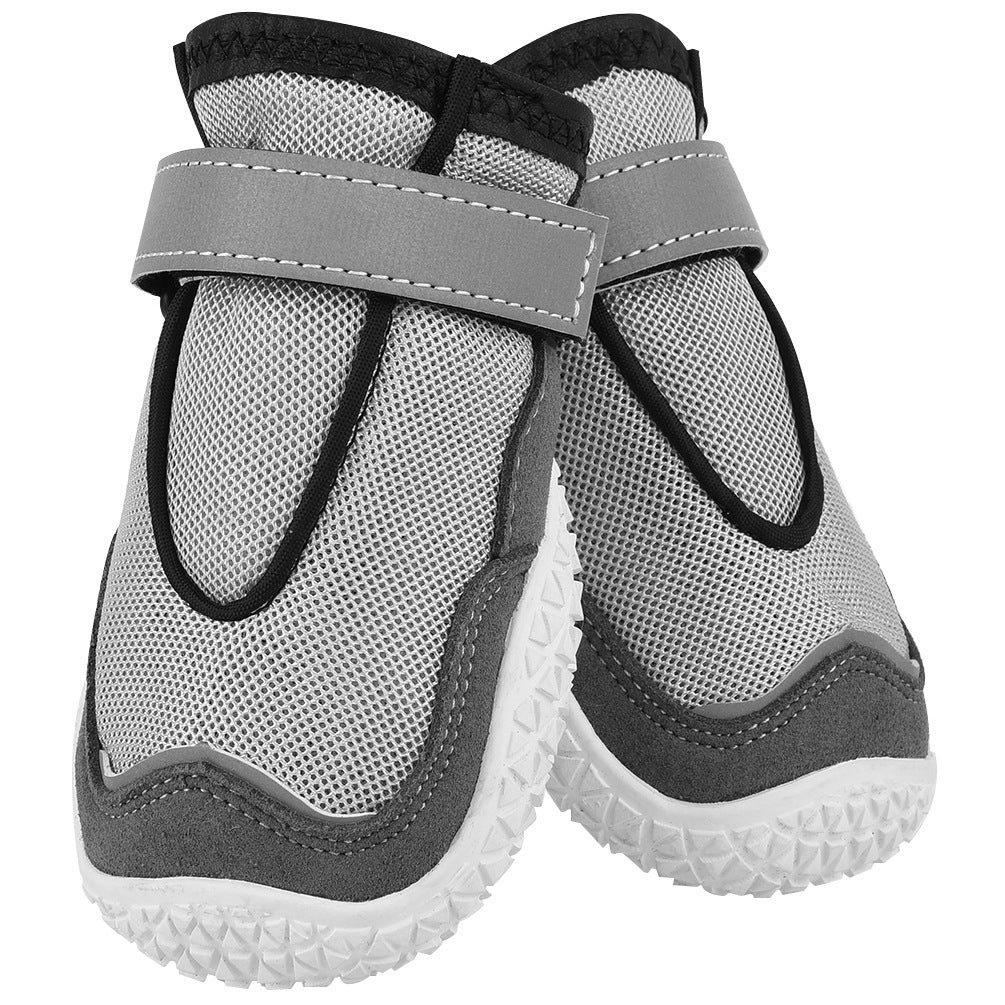 JMT-138698 Breathable and Wear-Resistant Dog Shoes with Rubber Outsole - Available in Various Sizes