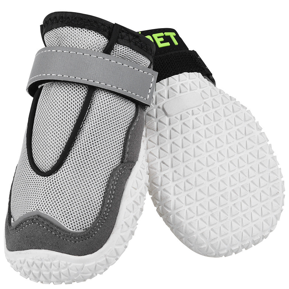 JMT-138698 Breathable and Wear-Resistant Dog Shoes with Rubber Outsole - Available in Various Sizes