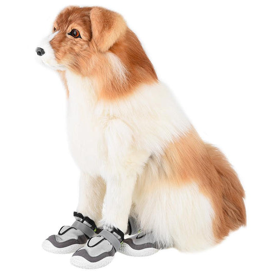 JMT-138698 Breathable and Wear-Resistant Dog Shoes with Rubber Outsole - Available in Various Sizes