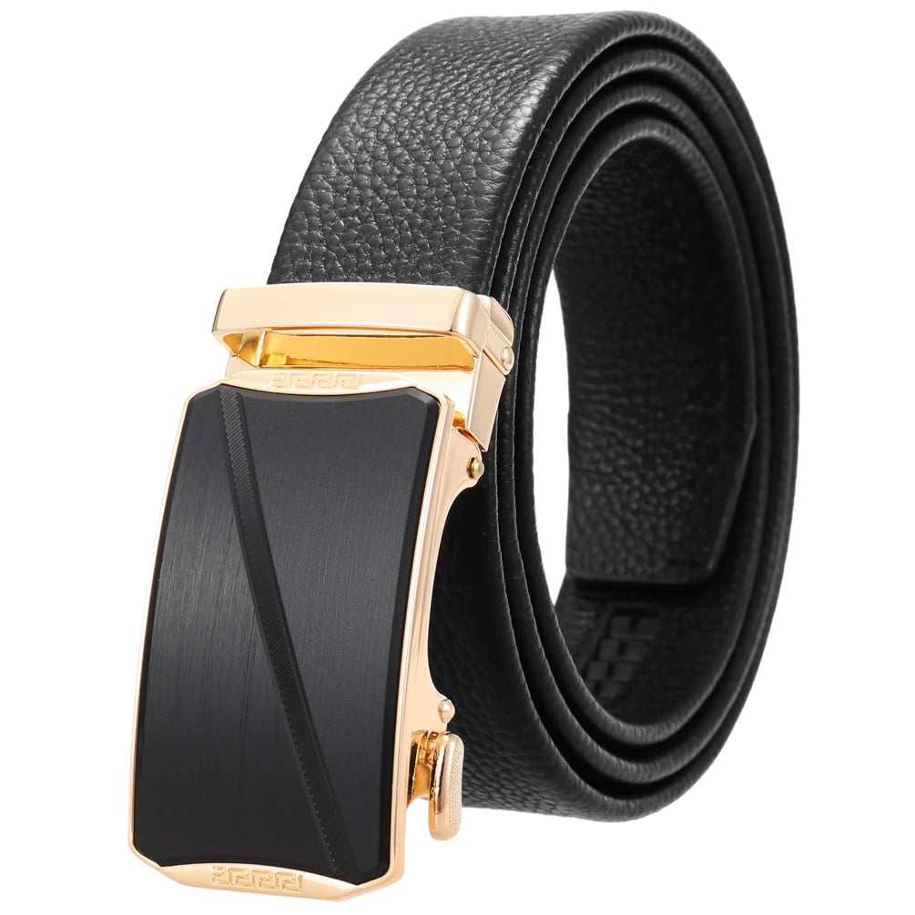 JMT-138826 Genuine Leather Men's Belt with Stylish Design for Everyday Wear