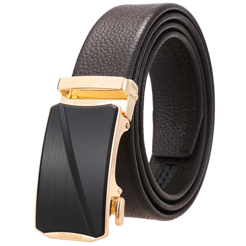 JMT-138826 Genuine Leather Men's Belt with Stylish Design for Everyday Wear