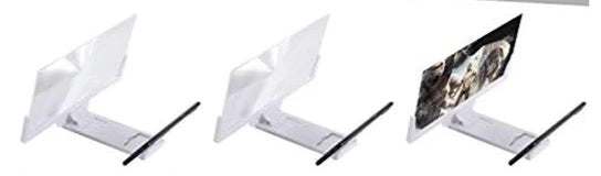 JMT-139082 Mobile Phone Stand with 3-5x Magnification - Durable ABS and Acrylic - Ideal Viewing Distance 1-2m