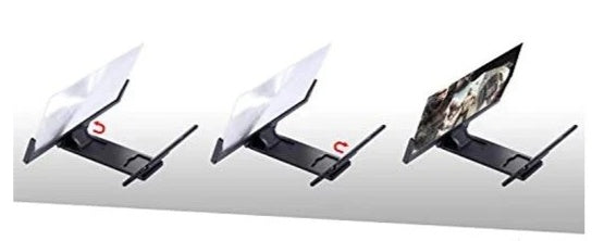 JMT-139082 Mobile Phone Stand with 3-5x Magnification - Durable ABS and Acrylic - Ideal Viewing Distance 1-2m