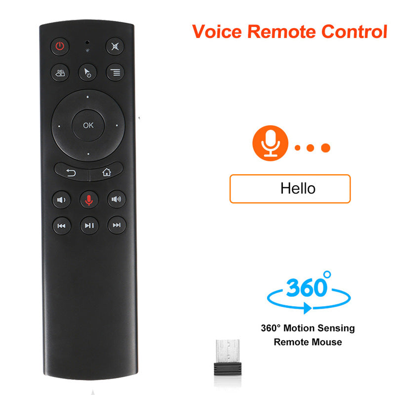 JMT-139146 2.4G Wireless Voice Remote Control for Seamless Navigation and Interaction