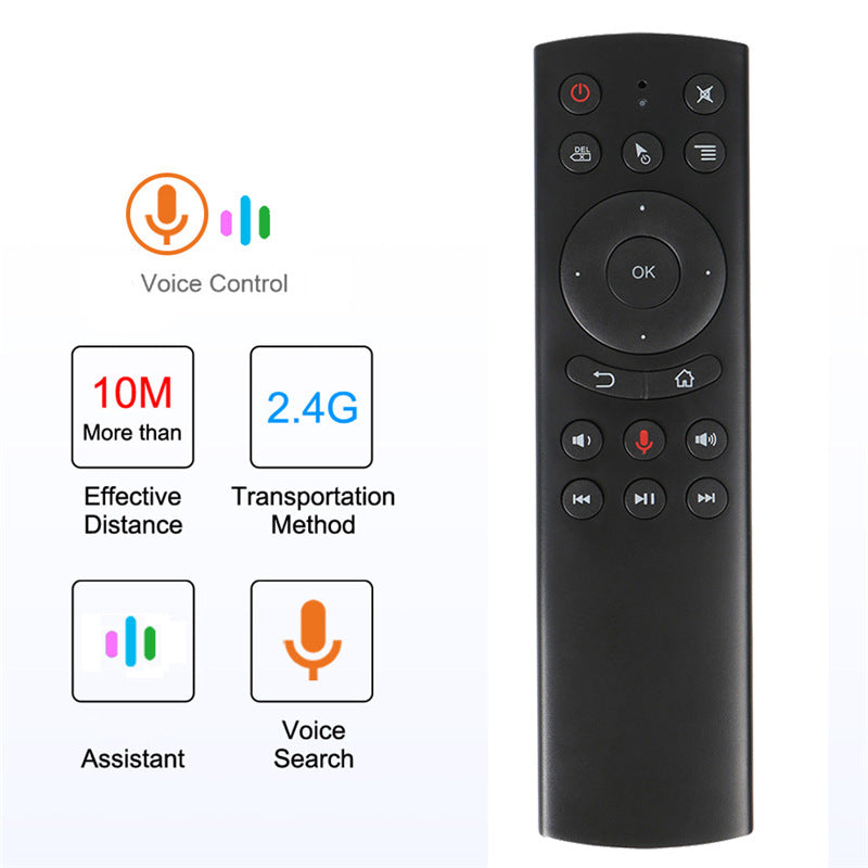 JMT-139146 2.4G Wireless Voice Remote Control for Seamless Navigation and Interaction