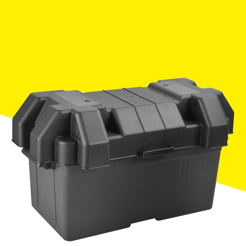 JMT-139402 Portable Universal Battery Storage Box - Available in Small and Large Sizes, Durable PP Material, Double Fixing with Strap and Screw