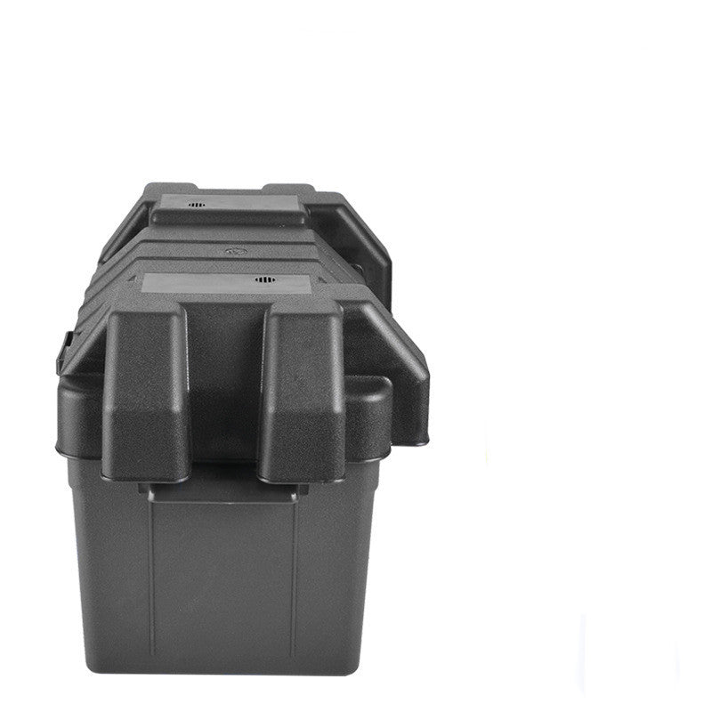 JMT-139402 Portable Universal Battery Storage Box - Available in Small and Large Sizes, Durable PP Material, Double Fixing with Strap and Screw