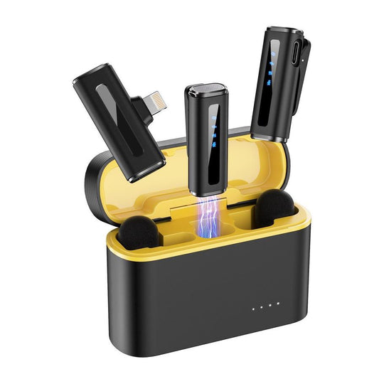 JMT-139402 Wireless Network Clamp Microphone with Noise Reduction Technology for Recording and Live Streaming