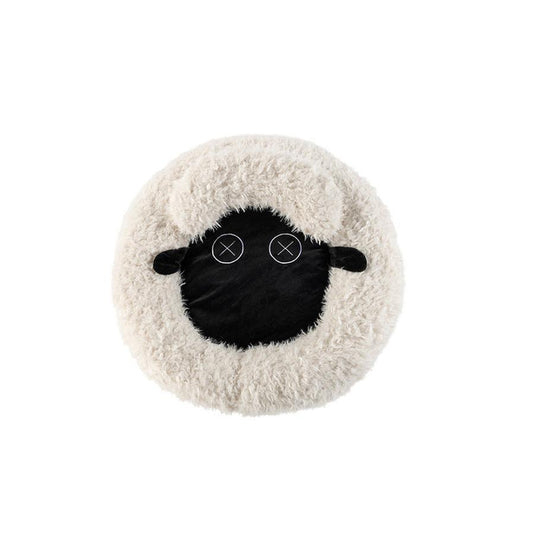 JMT-139530 Cozy Winter Round Cat Bed for Ultimate Comfort and Warmth